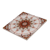 Carreau Chic Rose Or Feather Géométrique Carrelage Floral (Côté)