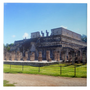 Carreau Chichen Itza. Guerriers de temples