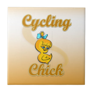 Carreau Chick cycliste