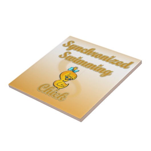 Carreau Chick de natation synchronisée (Côté)