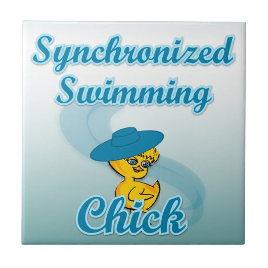 Carreau Chick de natation synchronisée #3 (Devant)