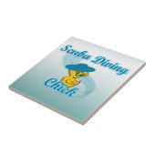 Carreau Chick plongée sous-marine #3 (Côté)