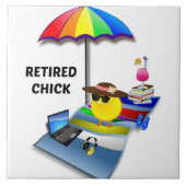 Carreau Chick retraité, si mignon, (Devant)