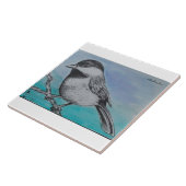 Carreau Chickadee couvert par noir (Côté)