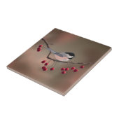 Carreau CHICKADEE et BAIES ROUGES 2 par SHARON SHARPE (Côté)