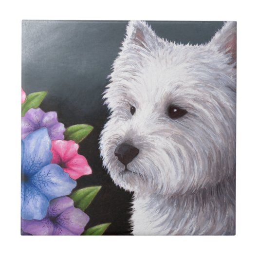Carreau Chien 82 Westie (Devant)