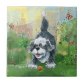 Carreau Chien à mouton escarpé (Devant)