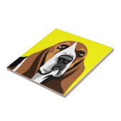 Carreau Chien Basset Hound (Côté)