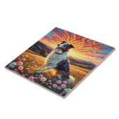 Carreau Chien Border Collie (Côté)