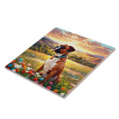 Carreau Chien boxer (Côté)