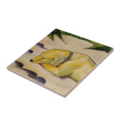 Carreau Chien couché dans la neige (par Franz Marc) (Côté)