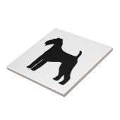 Carreau Chien d'Airedale Terrier (Côté)