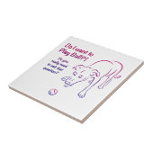 Carreau Chien de balle de tennis (Côté)