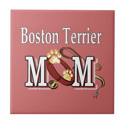 Carreau Chien de Boston MOM (Devant)