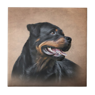 Carreau Chien de Rottweeter