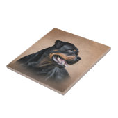 Carreau Chien de Rottweeter (Côté)