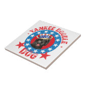 Carreau Chien d'eau portugais patriotique (Côté)