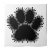 Carreau Chien Paw Avec Plan (Devant)