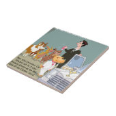 Carreau Chien très riche drôle (Côté)