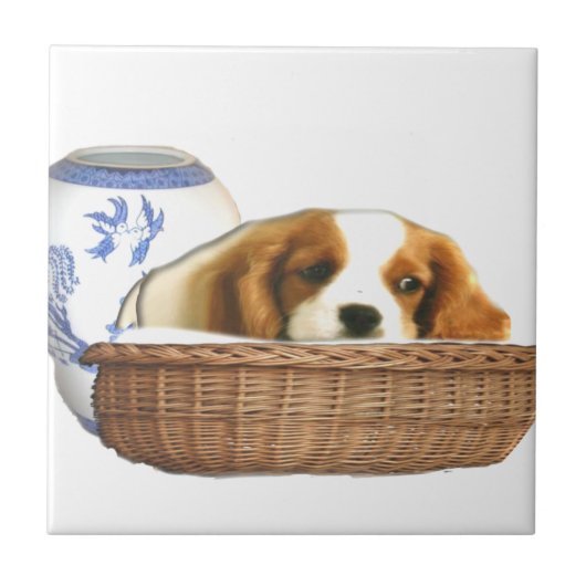Carreau Chiens de chiots (Devant)