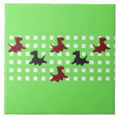 Carreau Chiens écossais (Devant)