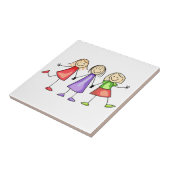 Carreau Chiffre d'attelage enfants (Côté)