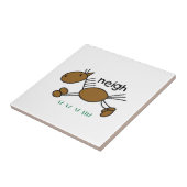 Carreau Chiffre T-shirts et cadeaux de bâton de cheval (Côté)