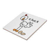 Carreau Chiffre T-shirts et cadeaux de bâton de poulet (Côté)