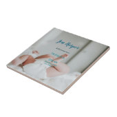 Carreau Chiffres de naissance bébé ajouter nom lieu date d (Côté)