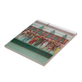 Carreau Chiffres indous sur le mur du temple de Chettiar, (Côté)