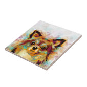 Carreau Chihuahua Chien 141 multicolore (Côté)