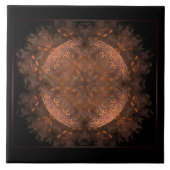 Carreau Chimmer en cuivre doré (Devant)