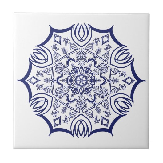 Carreau Chine bleue (Devant)