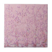 Carreau Chinoiserie rose (Devant)