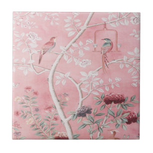 Carreau Chinoiserie rose