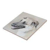 Carreau Chinook (oreilles d'hélicoptère) Peinture - Chien (Côté)