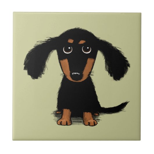 Carreau Chiot de Dachshund (Devant)