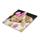Carreau Chiot de Pâques Golden Retriever (Côté)