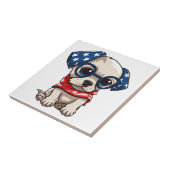 Carreau Chiots Patriotes - Style 13 (Côté)