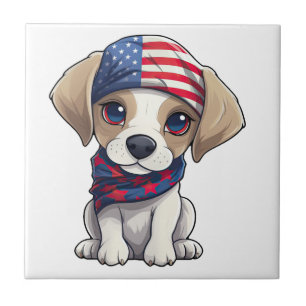 Carreau Chiots Patriotes - Style 14 