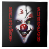 Carreau Chirurgien de remplacement - Clown maléfique (Devant)