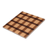 Carreau Chocolat Brown en plastique (Côté)