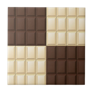 Carreau Chocolat Brown Et Blanc