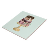 Carreau Chocolat Drives et Rose Gold Luxury Cake (Côté)