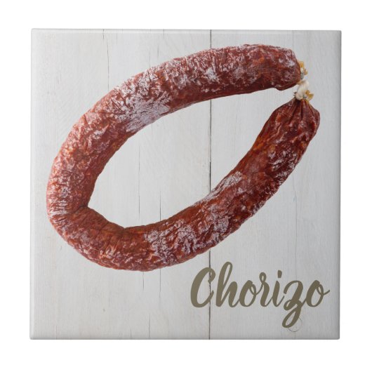 Carreau Chorizo Saucisson (Devant)