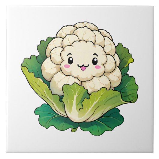 Carreau Chou-fleur Kawaii (Devant)
