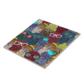 Carreau Chouette dans la couronne (Côté)