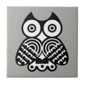Carreau Chouette illustrée (Devant)