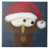 Carreau Chouette mignonne et festive (Devant)