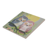 Carreau Chouettes d'amour vintages (Côté)